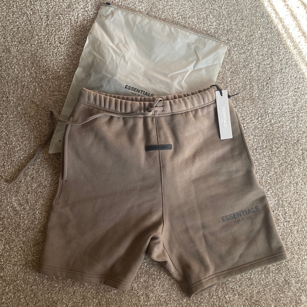 F.O.G Essentials shorts.